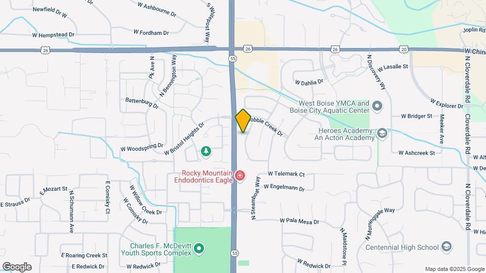 5797 N Applebrook Way Map and Location Details