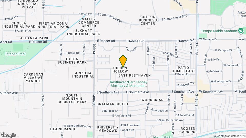 5620 S 42nd St Map and Location Details