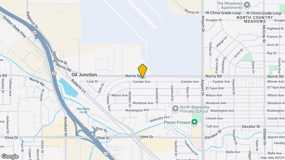 1222 Castaic Ave Map and Location Details