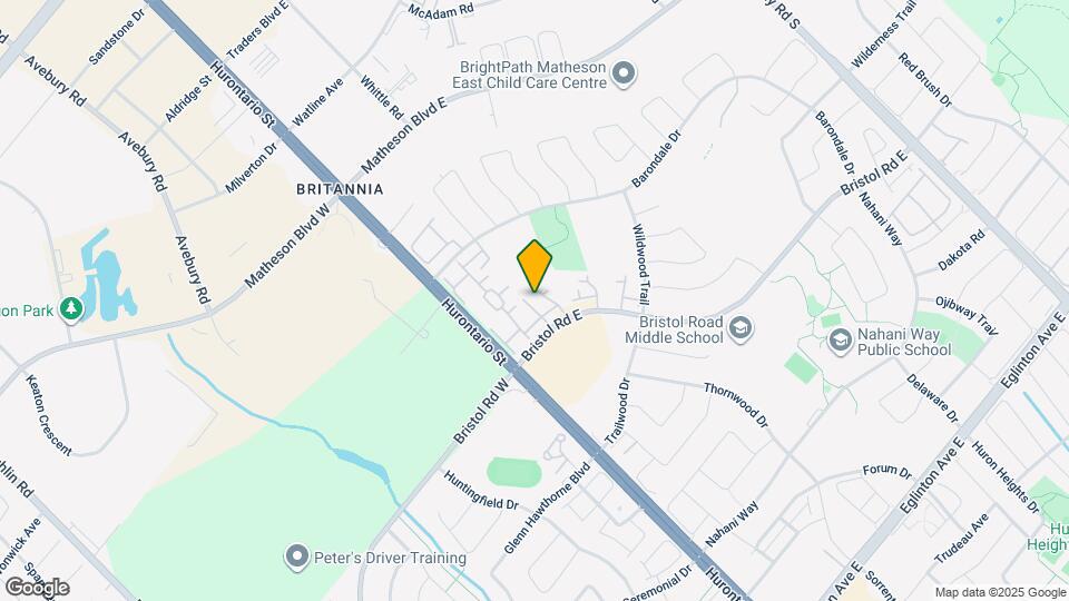 101 Bristol Rd E Map and Location Details