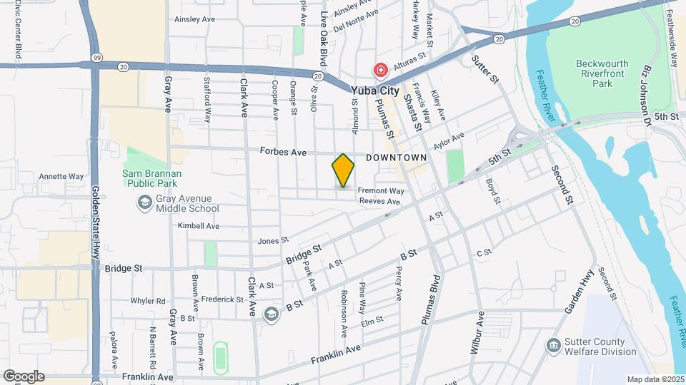 636 Fremont Way Map and Location Details