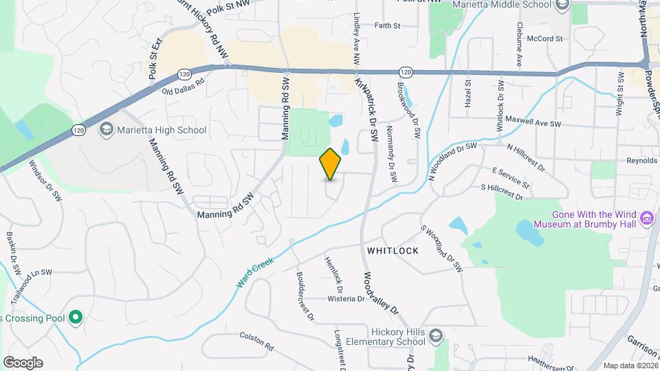 677 Hillandale Cir Map and Location Details
