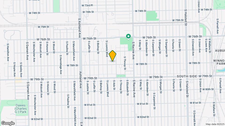 1358-1360 W 78th St Mapa y Detalles de la Ubicación