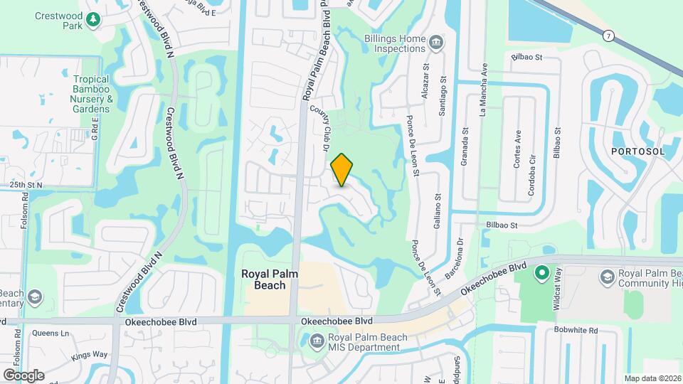 1503 Palm Beach Trace Dr Map and Location Details