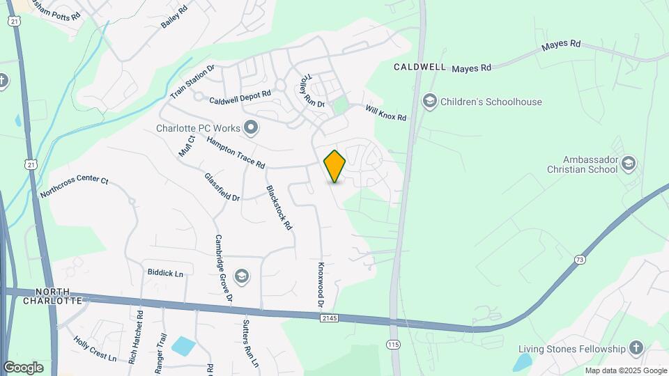 17208 Caldwell Track Dr Map and Location Details