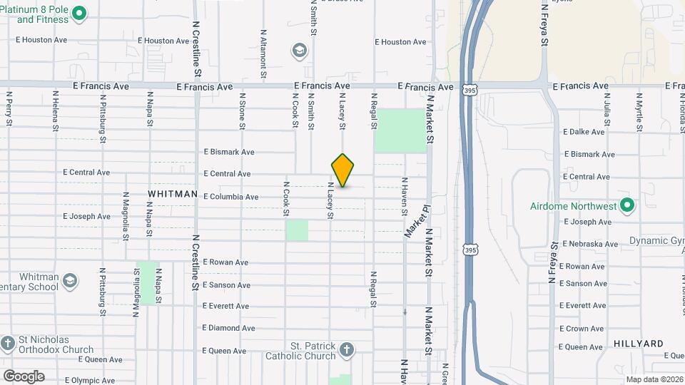 2715 E Columbia Ave Map and Location Details