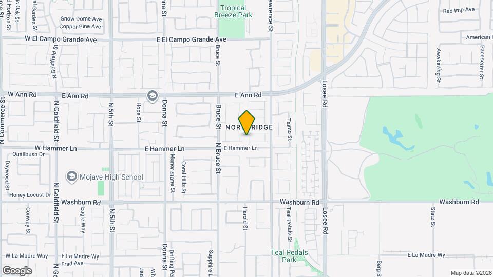 5413 Desert Mirage St Map and Location Details