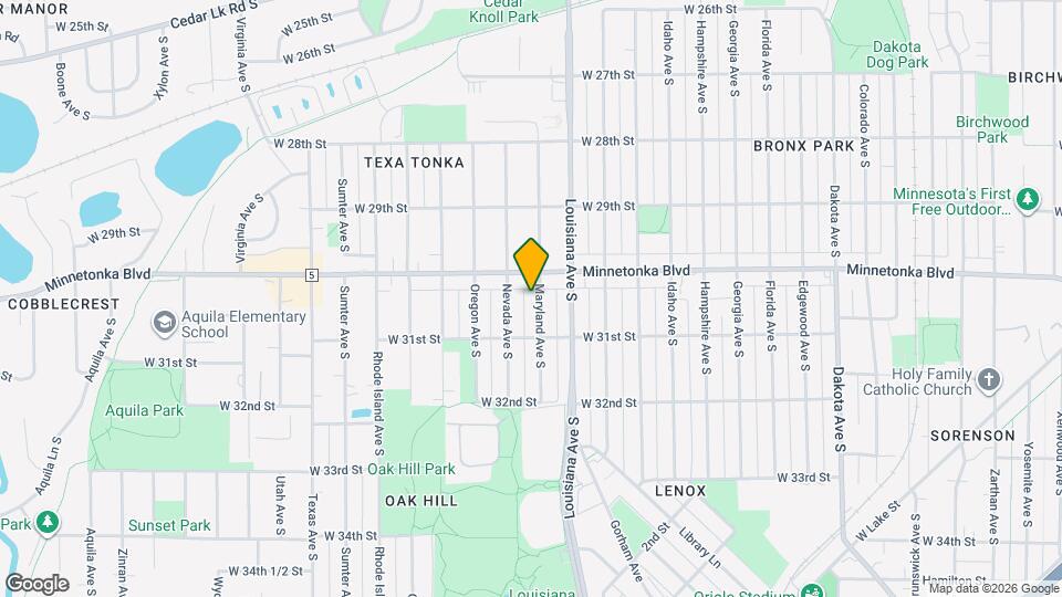 3020 Maryland Ave S Map and Location Details