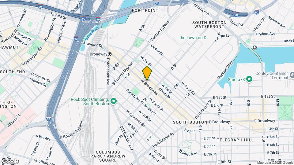 246 W Broadway Map and Location Details