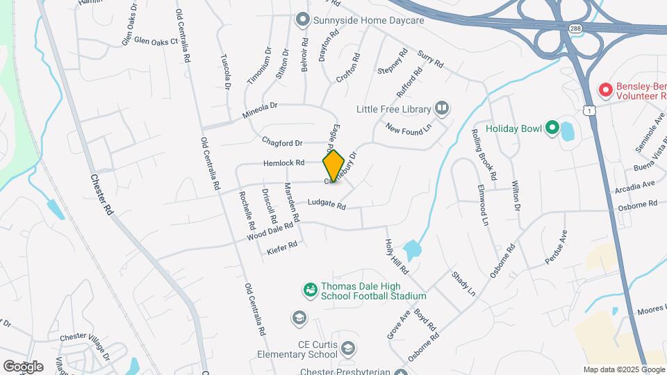 3513 Castlebury Dr Mapa y Detalles de la Ubicación