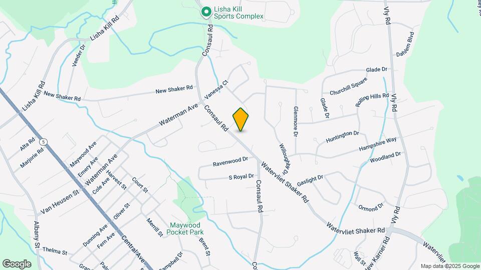 203 Consaul Rd Map and Location Details