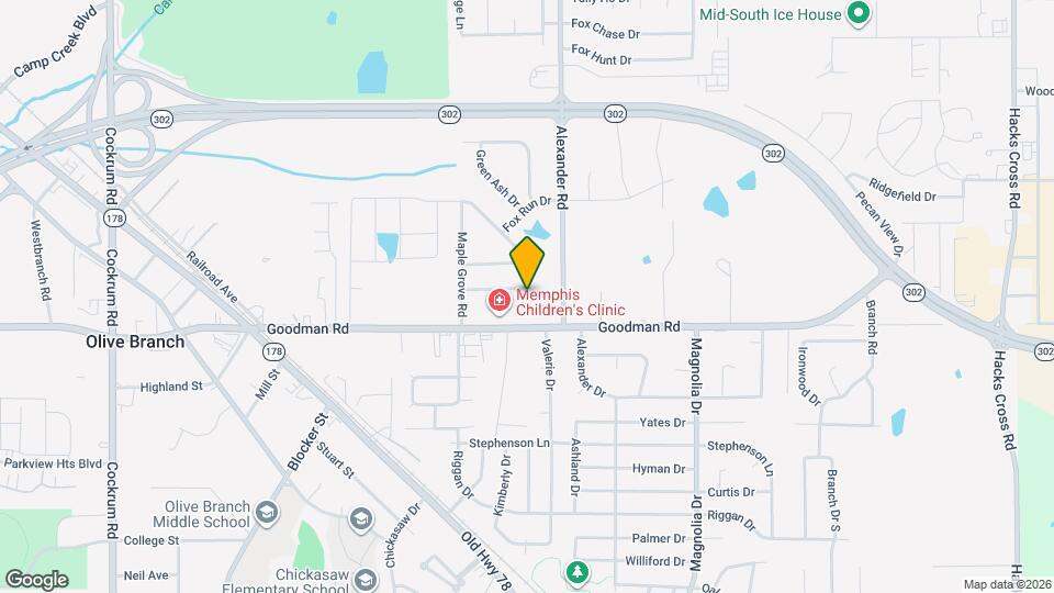 9909 Southern Oak Way Map and Location Details