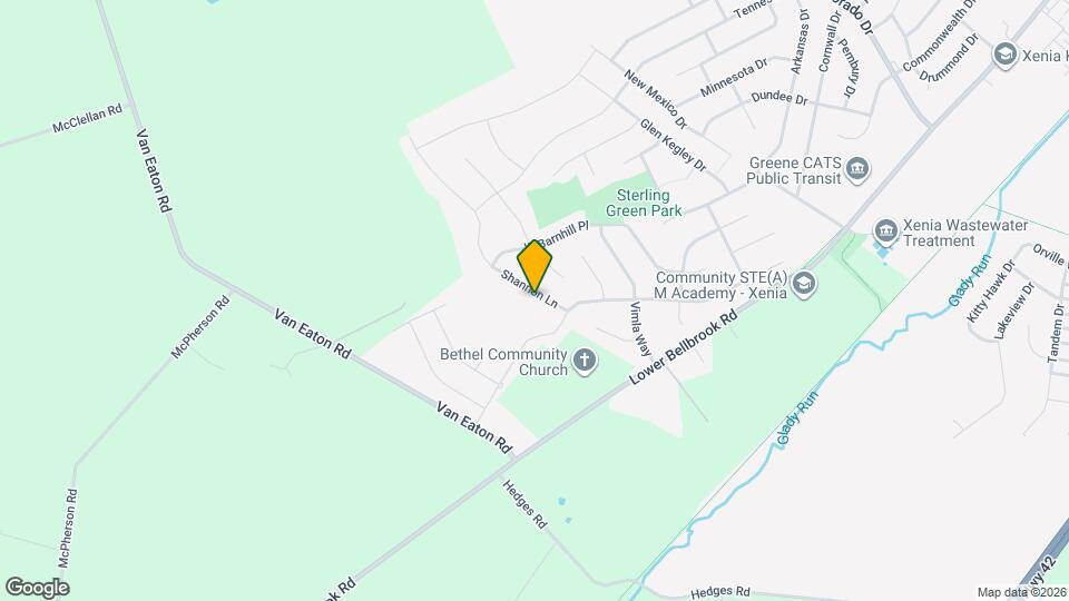 1342 Shannon Ln Mapa y Detalles de la Ubicación