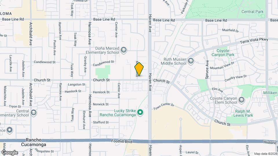 10431 Nutmeg St Map and Location Details