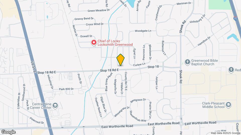 1555 Blue Brook Way Map and Location Details