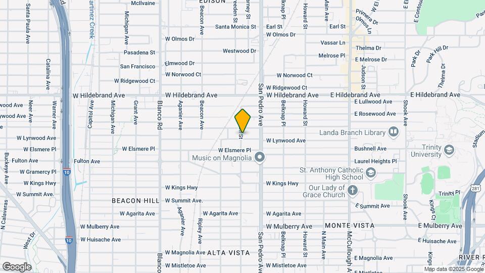 437 W Lynwood Ave Map and Location Details