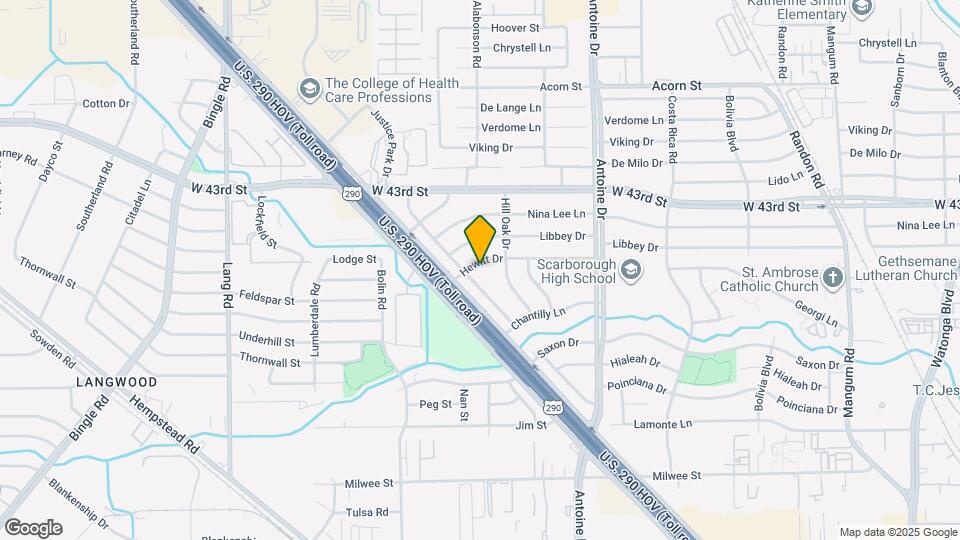 5907 Hewitt Dr Map and Location Details