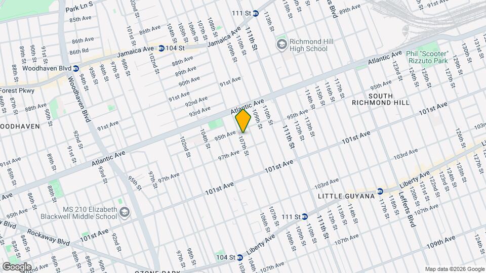 95-13 107th St Mapa y Detalles de la Ubicación