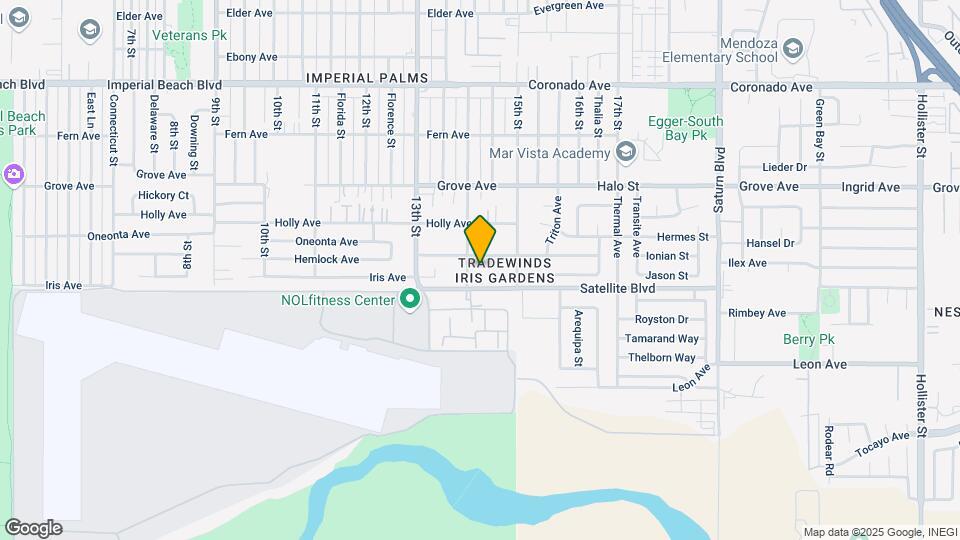 1422 Iris Ave, Unit D Map and Location Details