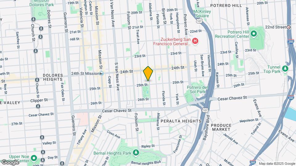 3102 25th St Map and Location Details