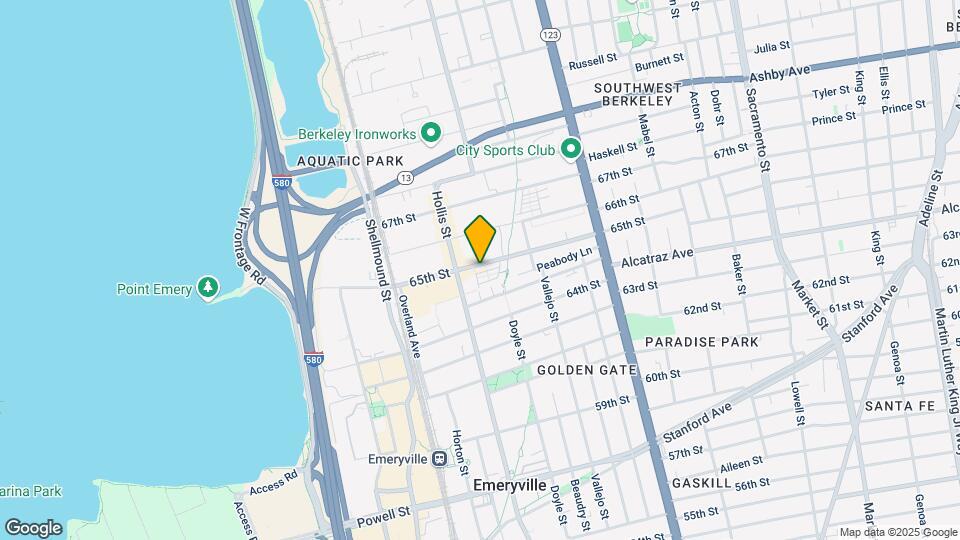 1313 65th St Map and Location Details