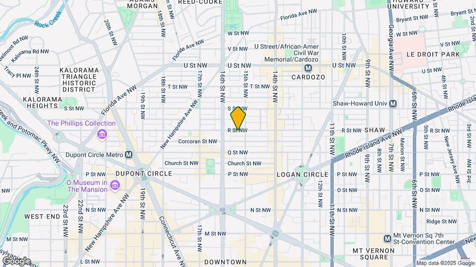 1508 R St NW Map and Location Details