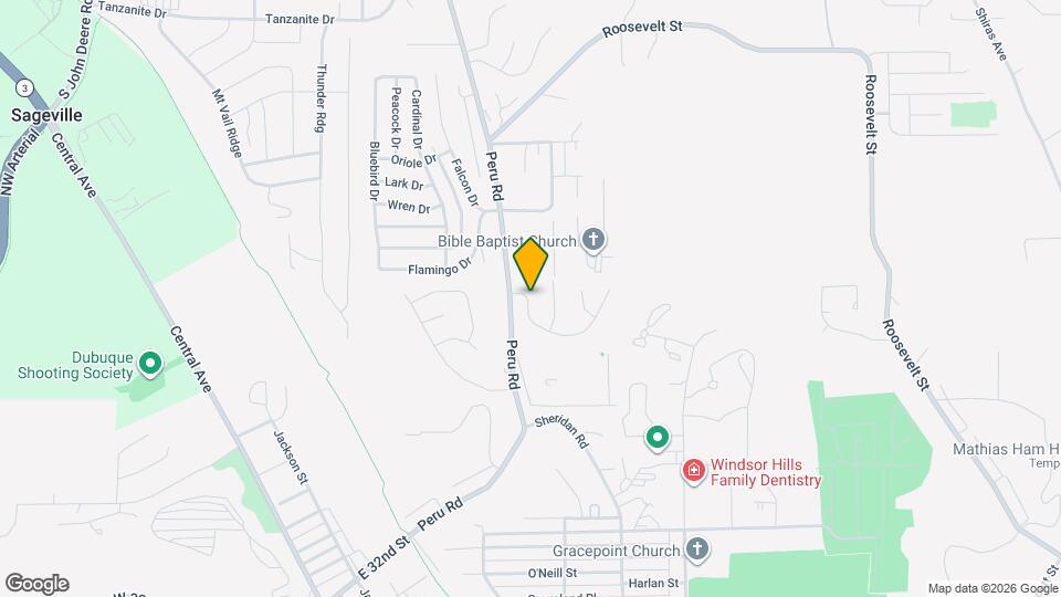 823 Hawkeye Dr Map and Location Details