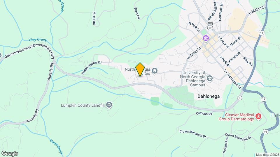 Bellamy Dahlonega Map and Location Details