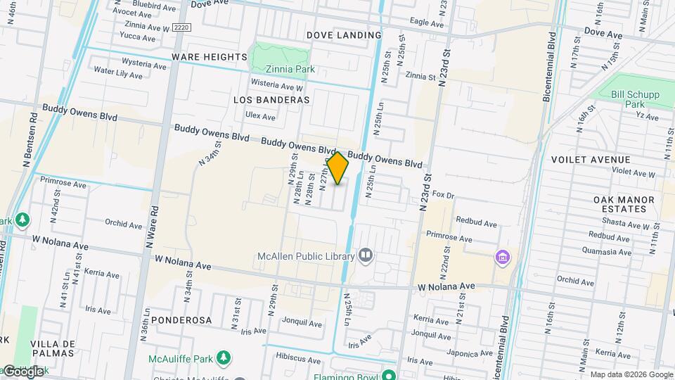 4404 North 27th Street Map and Location Details