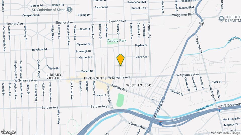 4044 Asbury Dr Map and Location Details