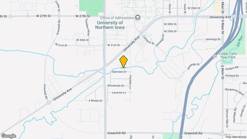 1417 Starview Dr Map and Location Details