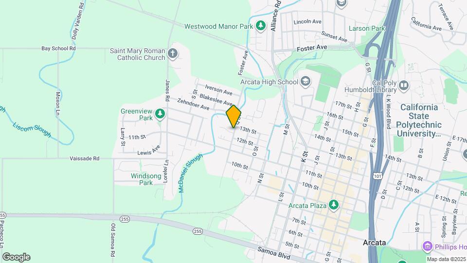 1257 Q St Map and Location Details