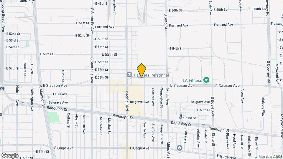 2658 E 58th St Map and Location Details