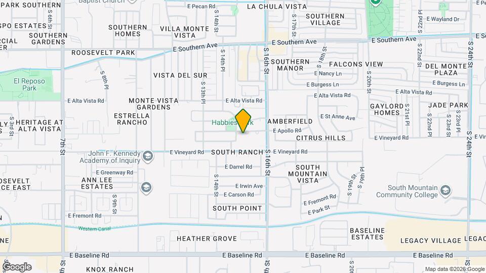 1507 E Apollo Rd Map and Location Details