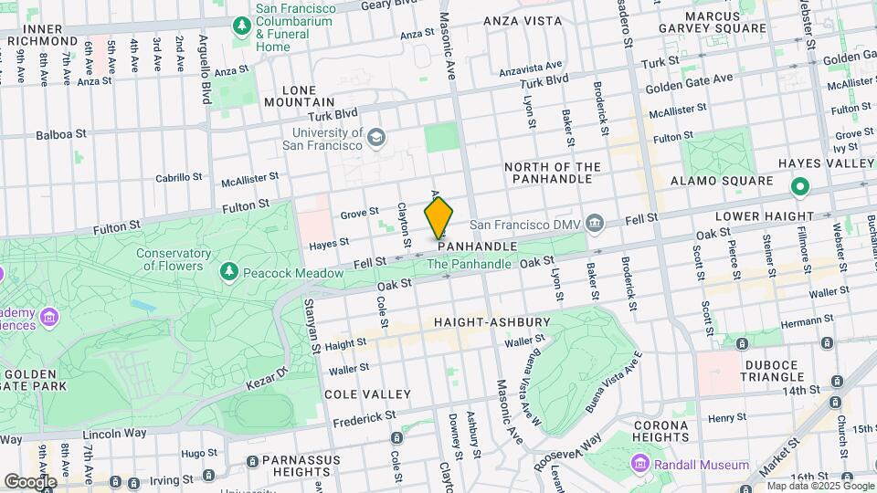 251 Ashbury St Map and Location Details