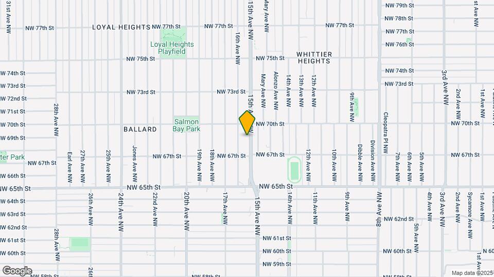 6721 15th Ave NW Mapa y Detalles de la Ubicación