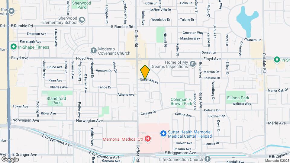 1304 Ensenada Dr Map and Location Details