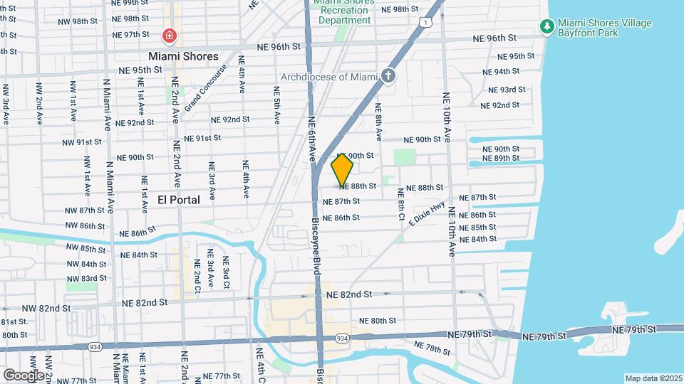668 NE 88th St, Unit A6 Map and Location Details