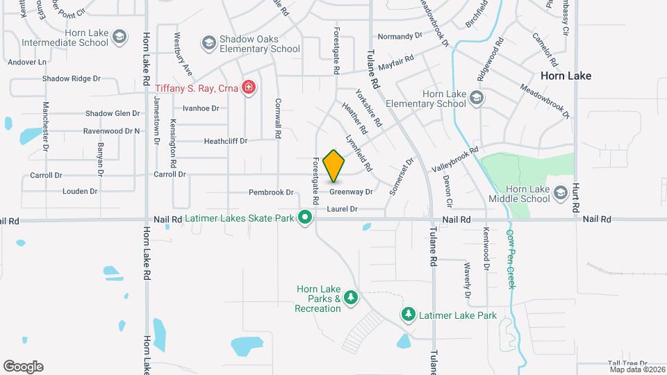 3400 Greenway Dr Map and Location Details