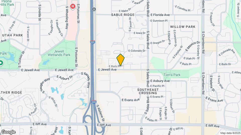 14069 E Jewell Ave Map and Location Details