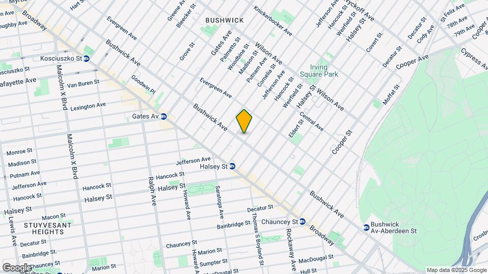 1209 Bushwick Ave Map and Location Details