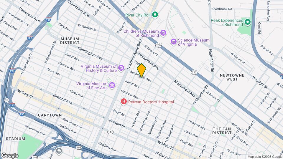 408 N Robinson St Map and Location Details