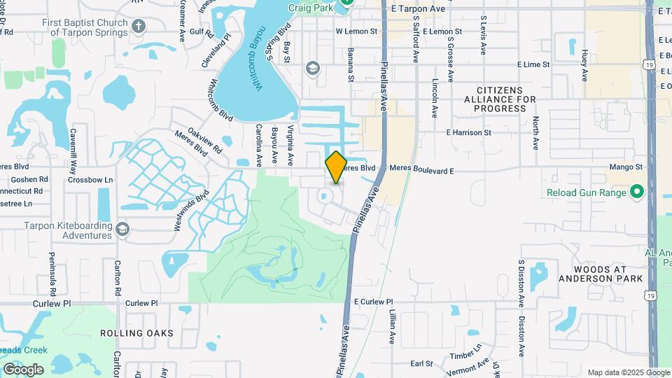 1250 S Pinellas Ave Map and Location Details