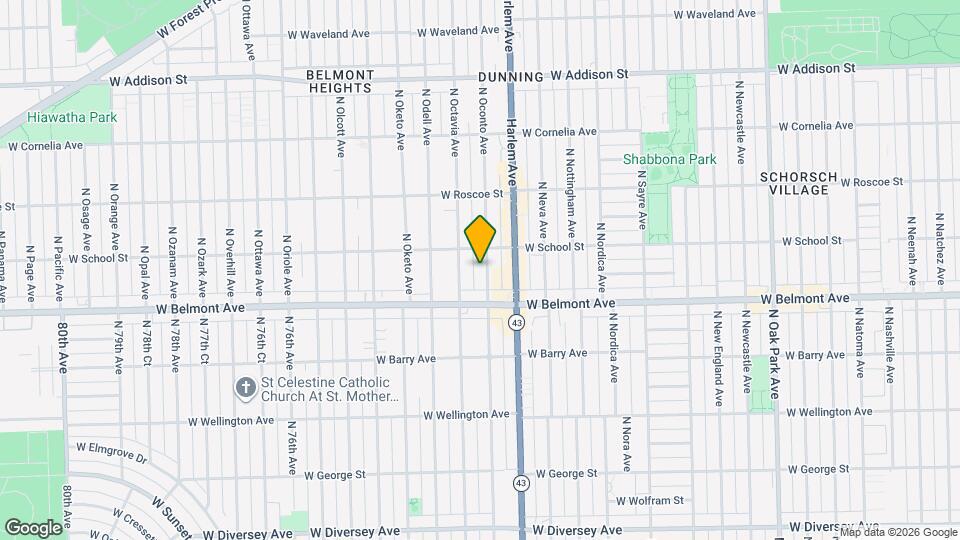 3242 N Oconto Ave Mapa y Detalles de la Ubicación