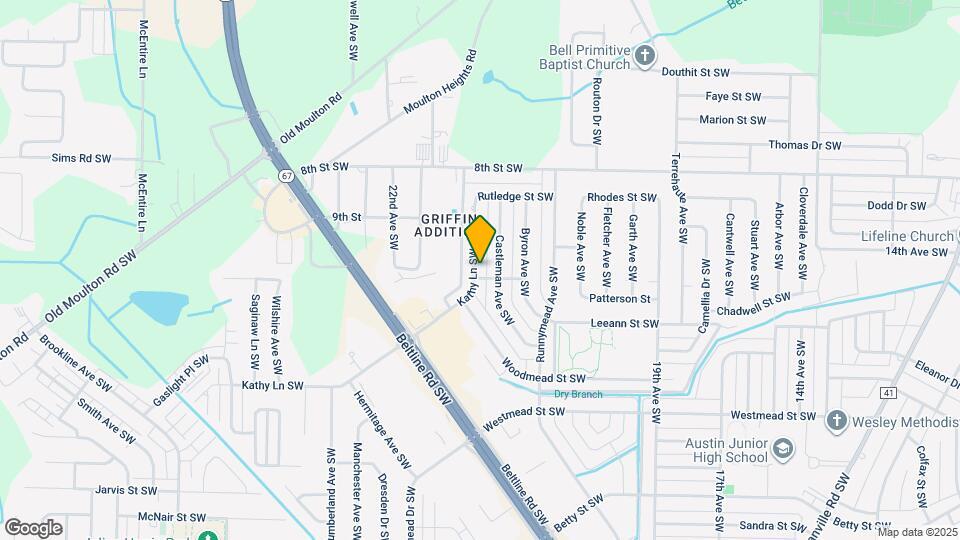 1222 Kathy Ln SW Map and Location Details