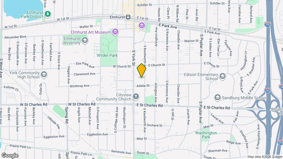 276 S Kenilworth Ave Map and Location Details