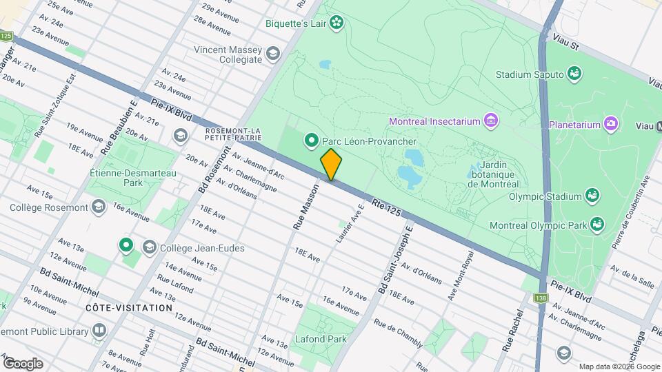 5310 Pie IX Boul Map and Location Details