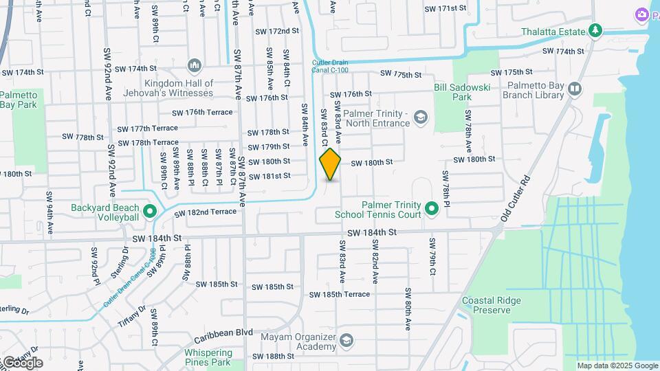18101 SW 83rd Ct Map and Location Details