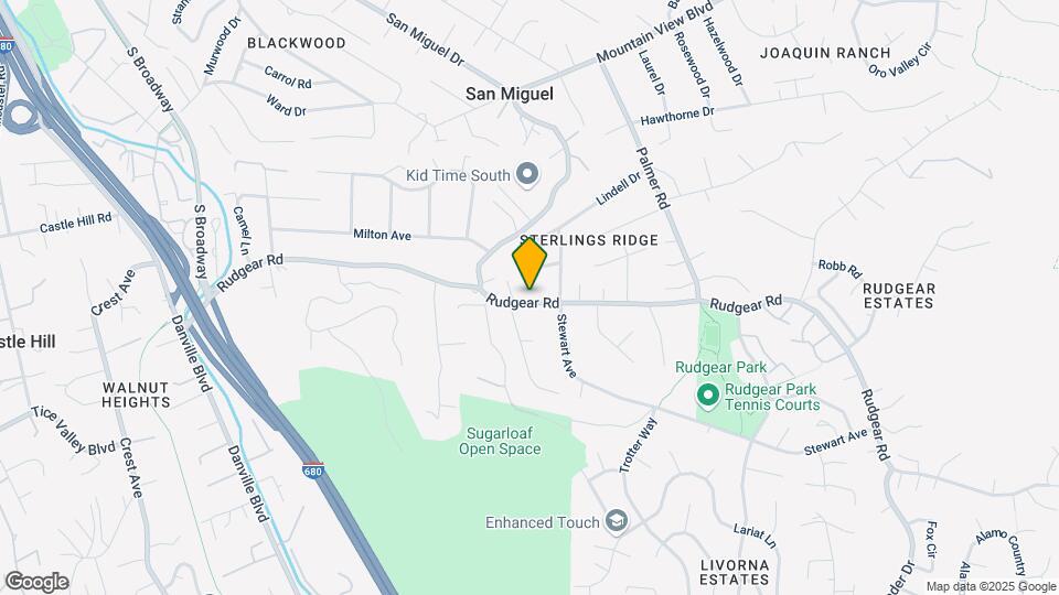 1284 Rudgear Rd Map and Location Details
