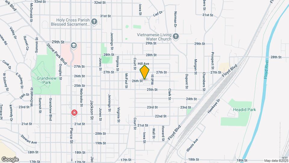 1204 26th St Map and Location Details